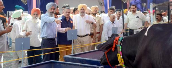 Dignitaries during mela visit