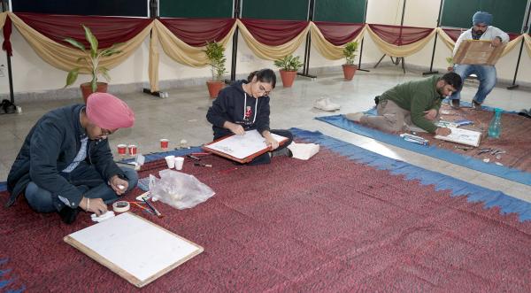 Collage Making Competition on 27-11-2025 in the 14th Youth Festival