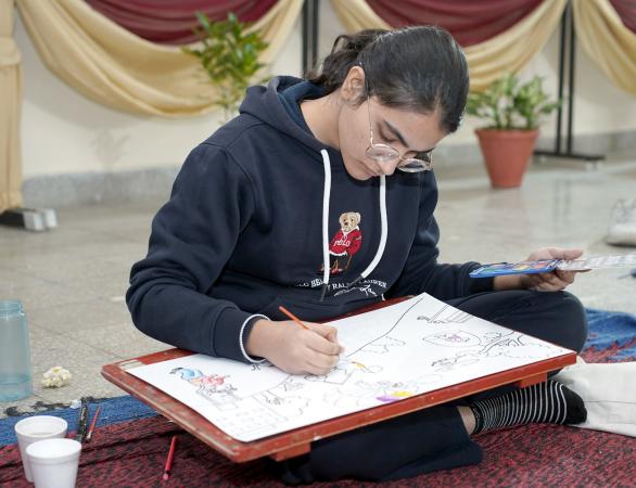 Collage Making Competition on 27-11-2025 in the 14th Youth Festival