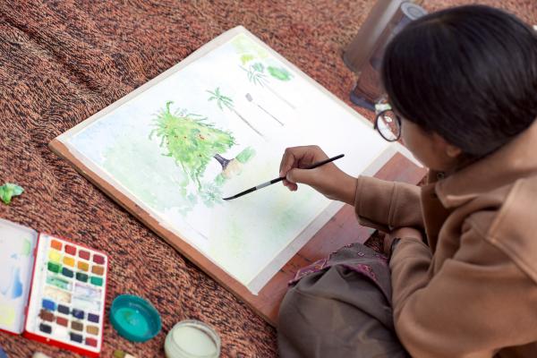 On-the-Spot Painting  Competition on 27-11-2025 in the 14th Youth Festival