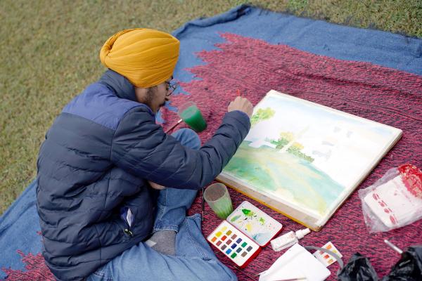 On-the-Spot Painting  Competition on 27-11-2025 in the 14th Youth Festival