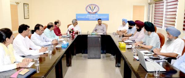 NABARD team visits Vet Varsity