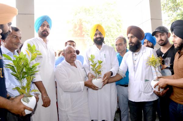 S. Laljit Singh Bhullar, Cabinet Minister with Sh. Gurpreet Singh Gogi, MLA interacted with students 