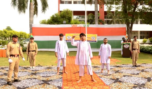 Students Participate in the Celebration of Independence Day on 15th August,2023