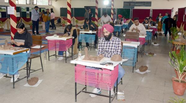 Clay Modeling Competition on 27-11-2025 in the 14th Youth Festival