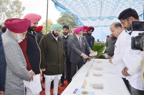 Capt. Amrinder Singh, Honble Chief Minister, Punjab interacting with Head, Department of Livestock Products Technology (15.01.2019)