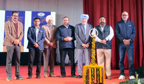 Dr. Jatinder Paul Singh Gill, Vice-Chancellor, Sh. Himanshu Jain, IAS, Deputy Commissioner, Ludhiana, Sh Jasdev Singh Sekhon, Assistant Commissioner, Municipal Corporation, Ludhiana, Dr Parvender Sheron, Director, ICAR- ATARI & Officers of the University 