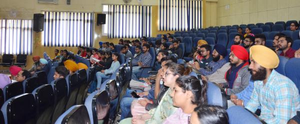 Students interact with Vet Alumni on Entrepreneurship development on 27-02-2020