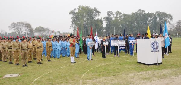 March Pass in 13th Annual Athletic meet was held at GADVASU on 13th March 2019