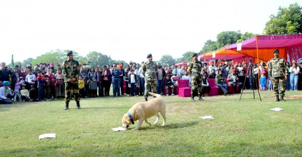  A special show of the Dog Squad of Border Security Force was also organized during the inaugural session.
