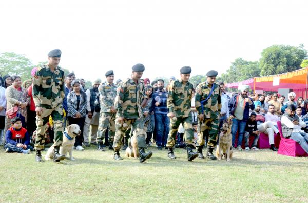A special show of the Dog Squad of Border Security Force was also organized during the inaugural session.