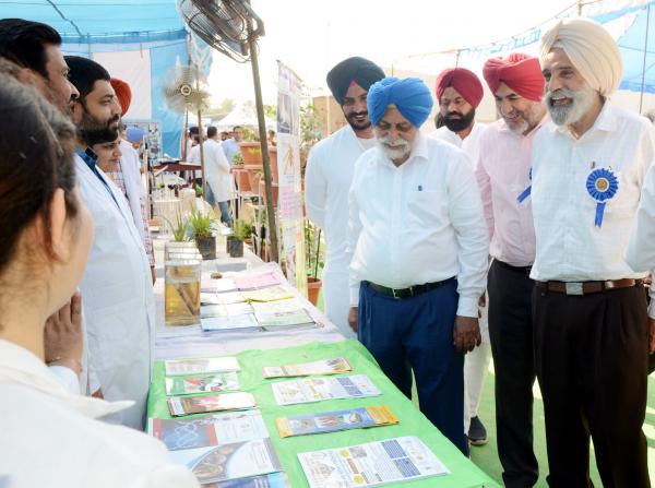 Dr. S.S. Gosal, VC, PAU visiting the Stalls in Pashu Palan Mela on Dated 24-03-2023