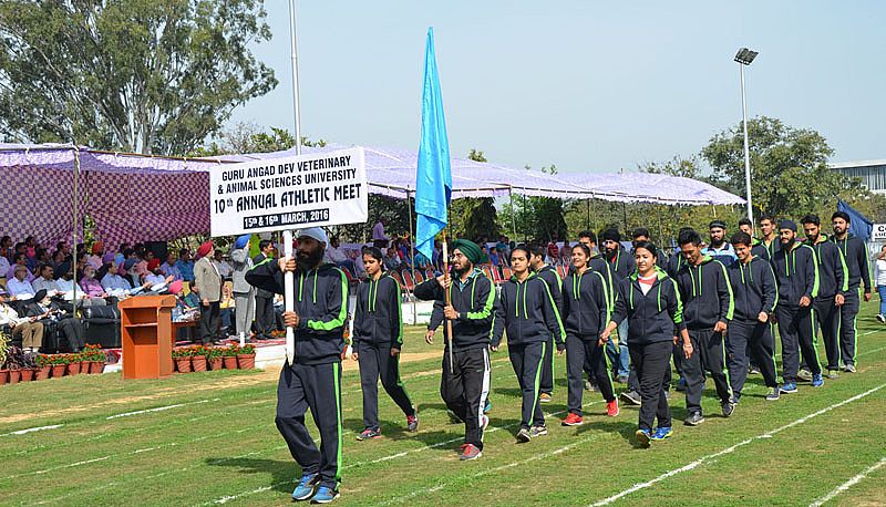 10th Annual Athletic meet at GADVASU on 16th March