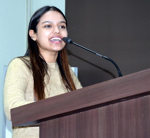 Extempore Competition on 29-11-2025 in the 14th Youth Festival