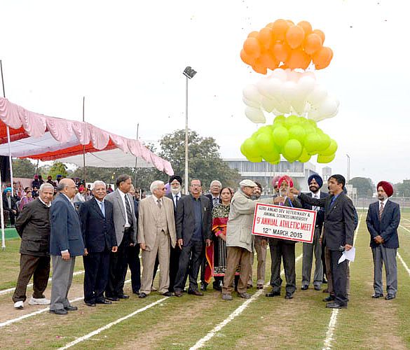 9th Annual Athletic meet at GADVASU on 12th March,