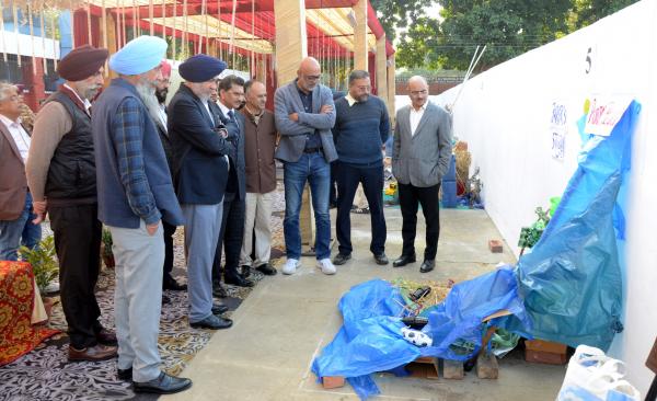 Dr. Jatinder Paul Singh Gill, Vice-Chancellor, and other Officers of the University reviewed the artistic creations and appreciated the high-quality work of the participants