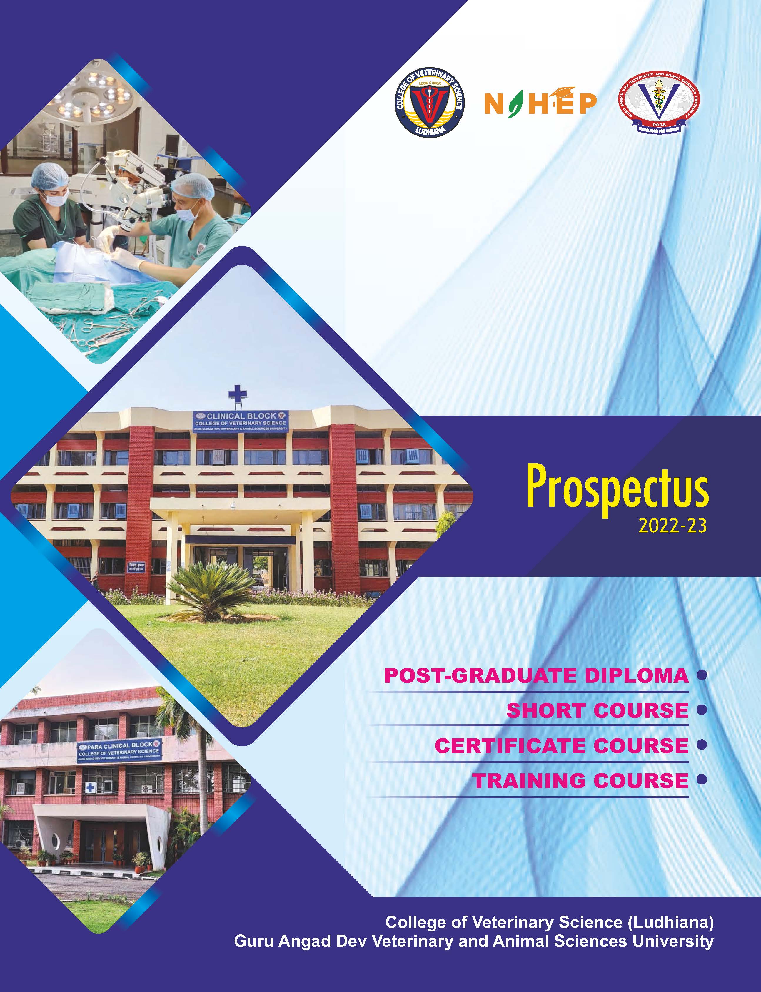 GADVASU - Guru Angad Dev Veterinary And Animal Sciences University GADVASU - Guru Angad Dev Veterinary And Animal Sciences University